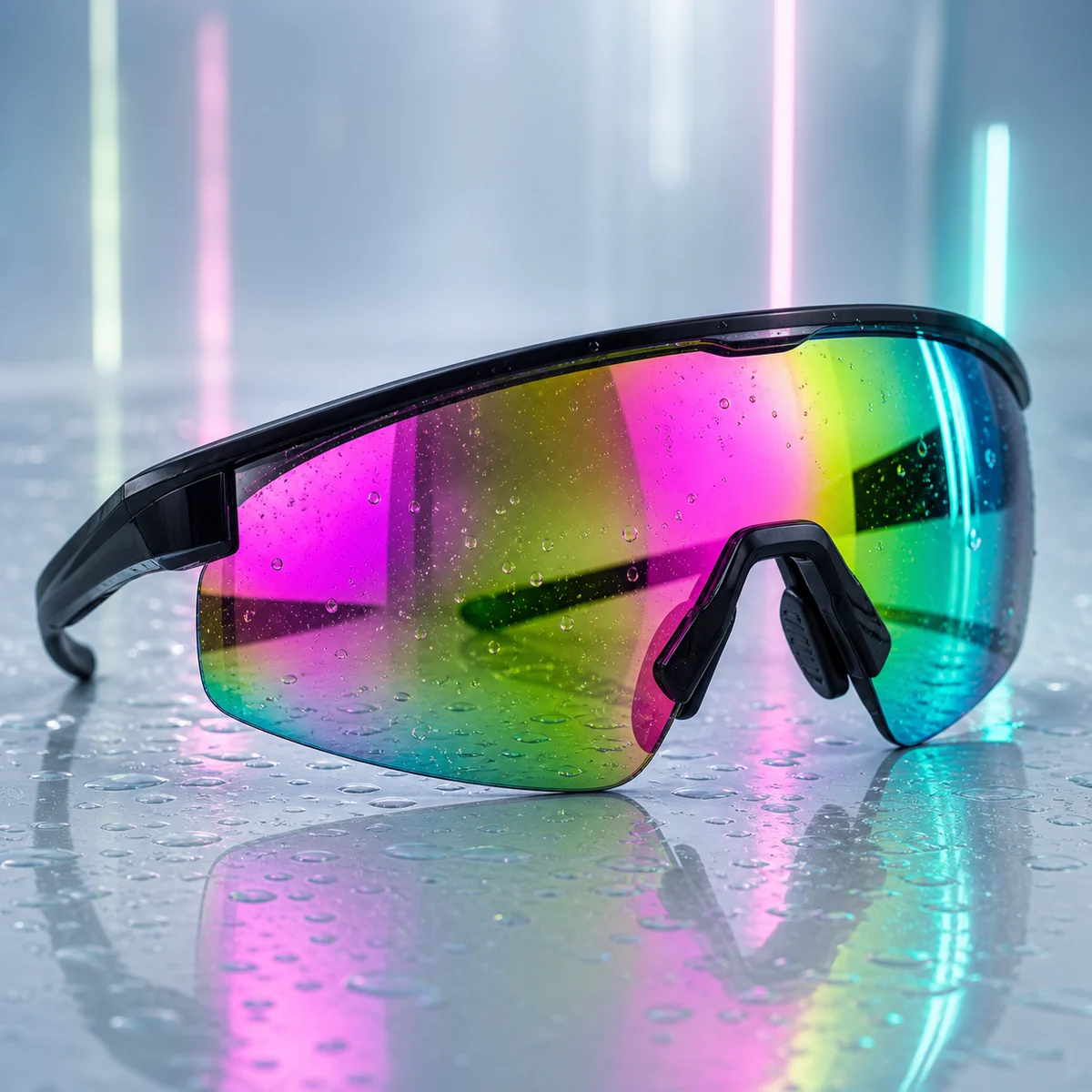 Neon rave sunglasses
